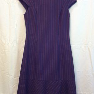 Venus Navy Cap Sleeve Dress, size 6